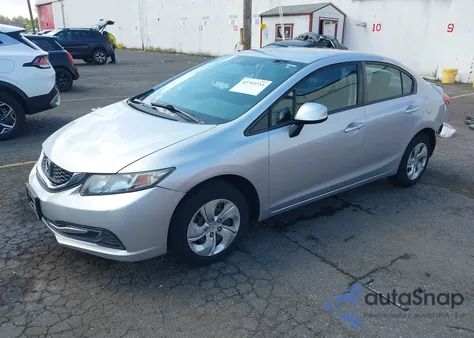 2013 Honda Civic Lx из США, поврежденный, VIN 19XFB2F57DE253199